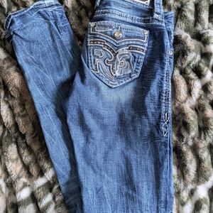 Rock Revival Blue Straight Leg Jeans
